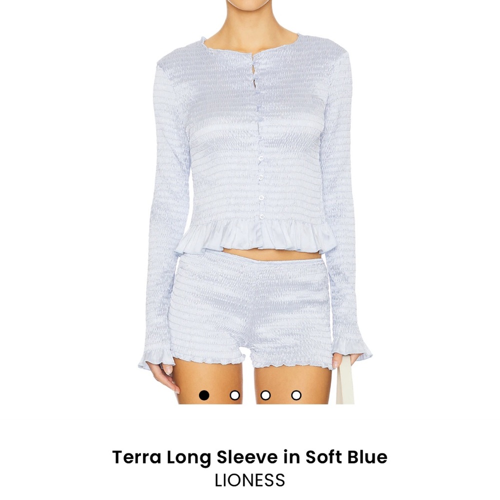 Lioness Soft Blue Long Sleeve Top